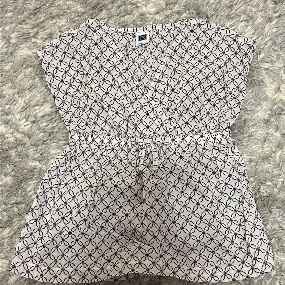 Janie and Jack Pink and Floral Kids Swim Set - Picture 2 of 9